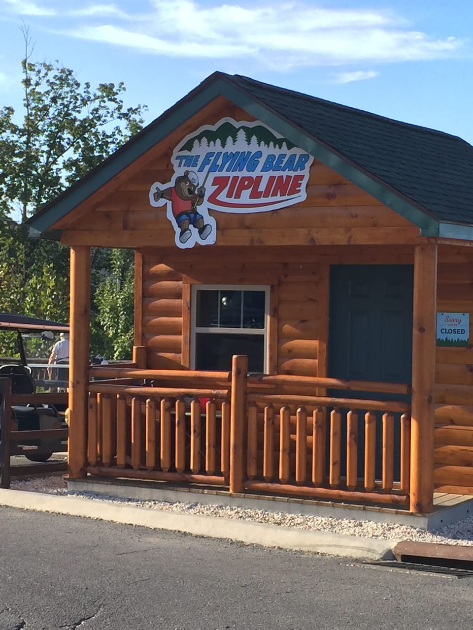 Zipline on property