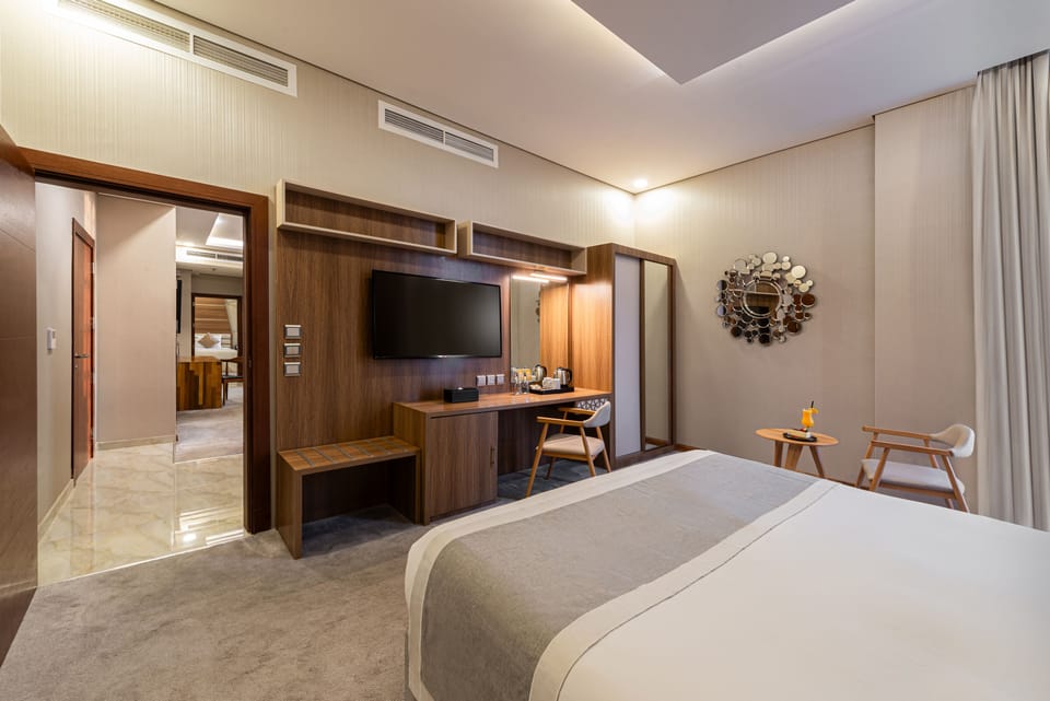Presidential Suite, 2 Bedrooms | Minibar, desk, blackout drapes, soundproofing