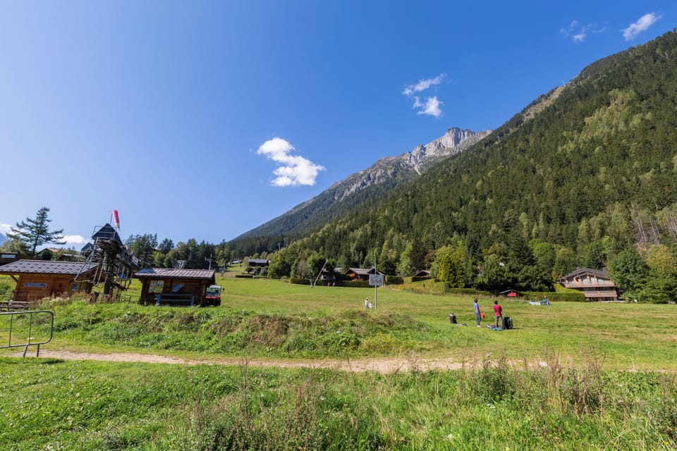 The savoy ski slopes in summer next to the residence