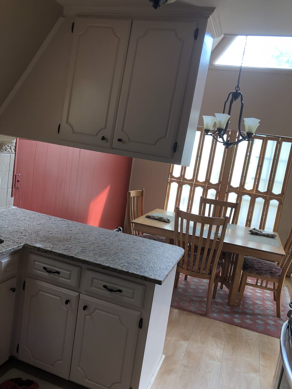Kitchen and dining room open floor plan