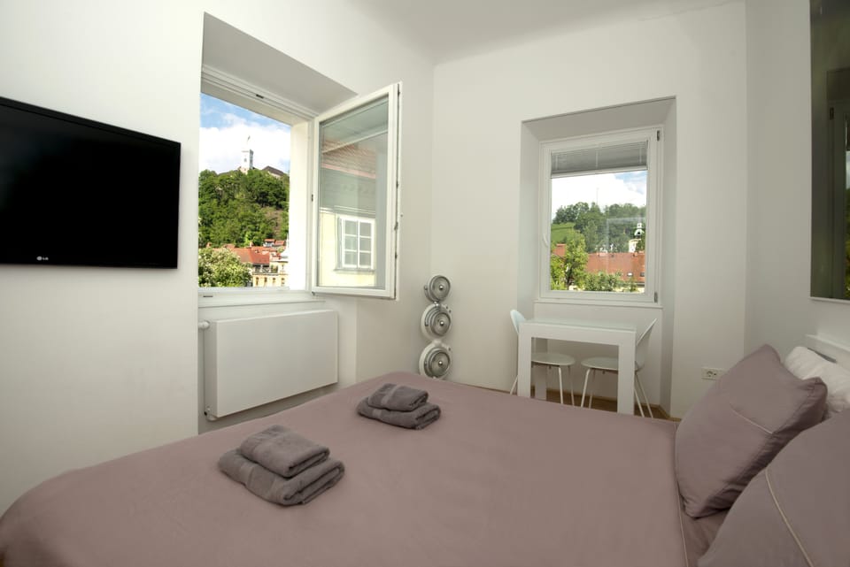 Double Room, River View | In-room safe, desk, laptop workspace, iron/ironing board (on request)
