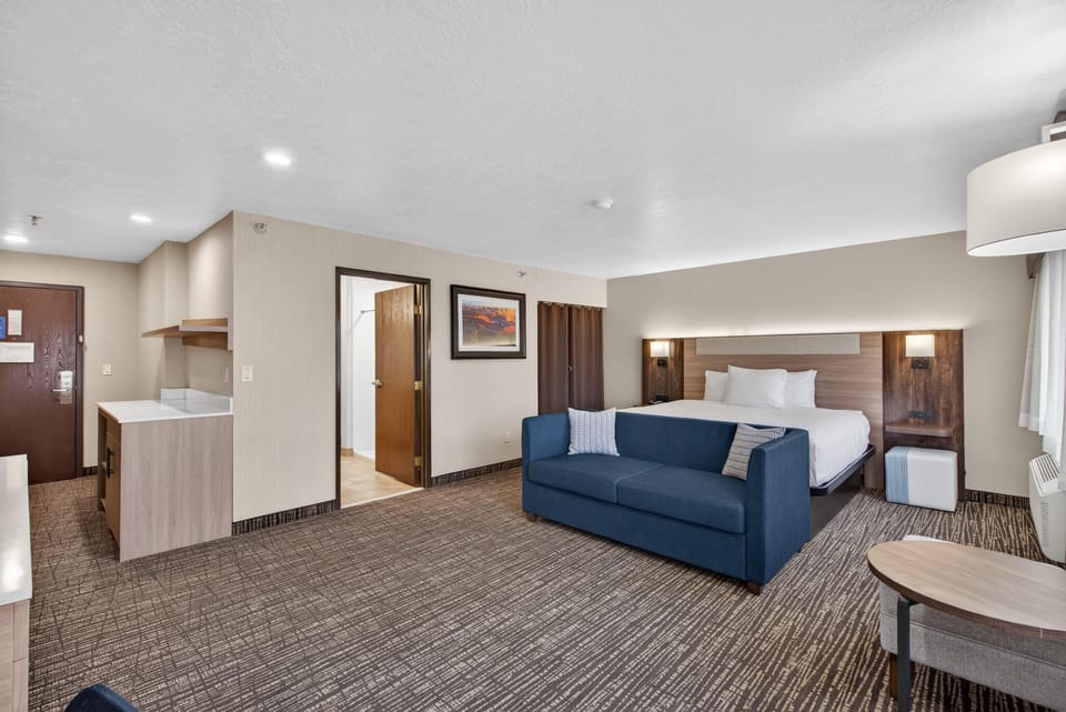 Executive Room, 1 King Bed, Non Smoking, Refrigerator | Pillowtop beds, in-room safe, desk, iron/ironing board