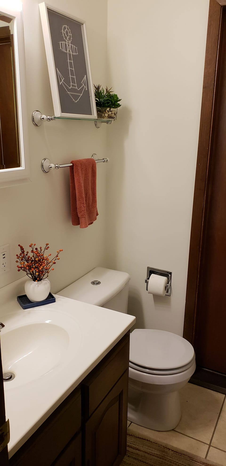 Convenient Half Bath 