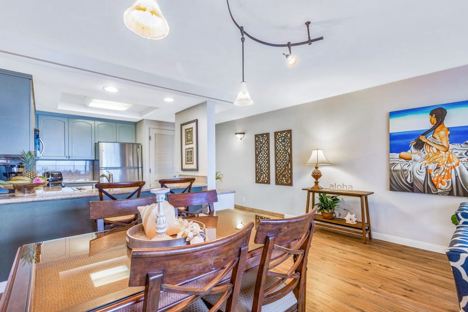 Dining and kitchen
