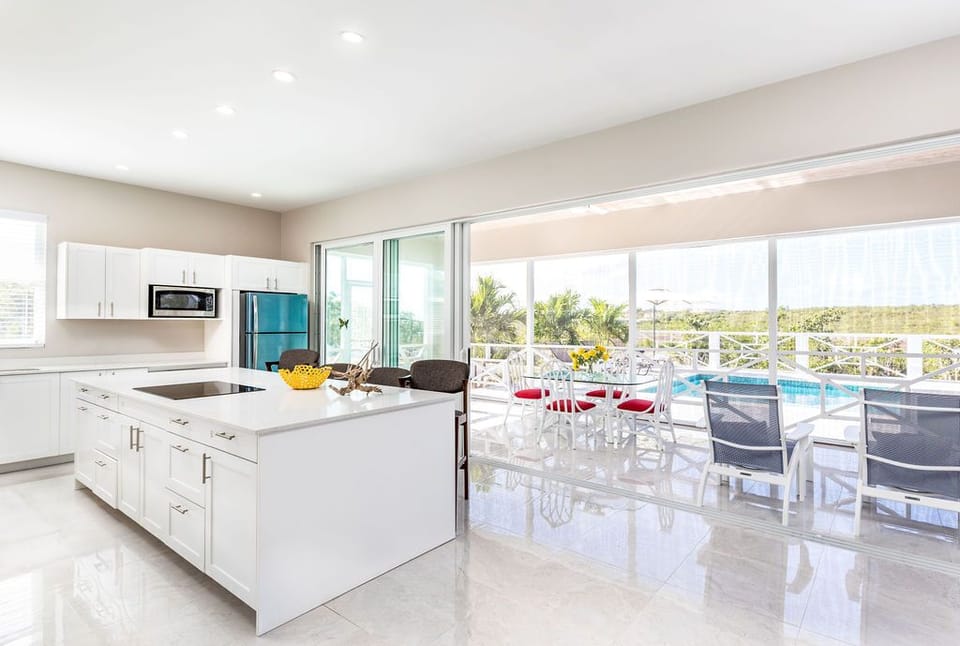 Main Kitchen in Pavilion 1 with outdoor covered patio