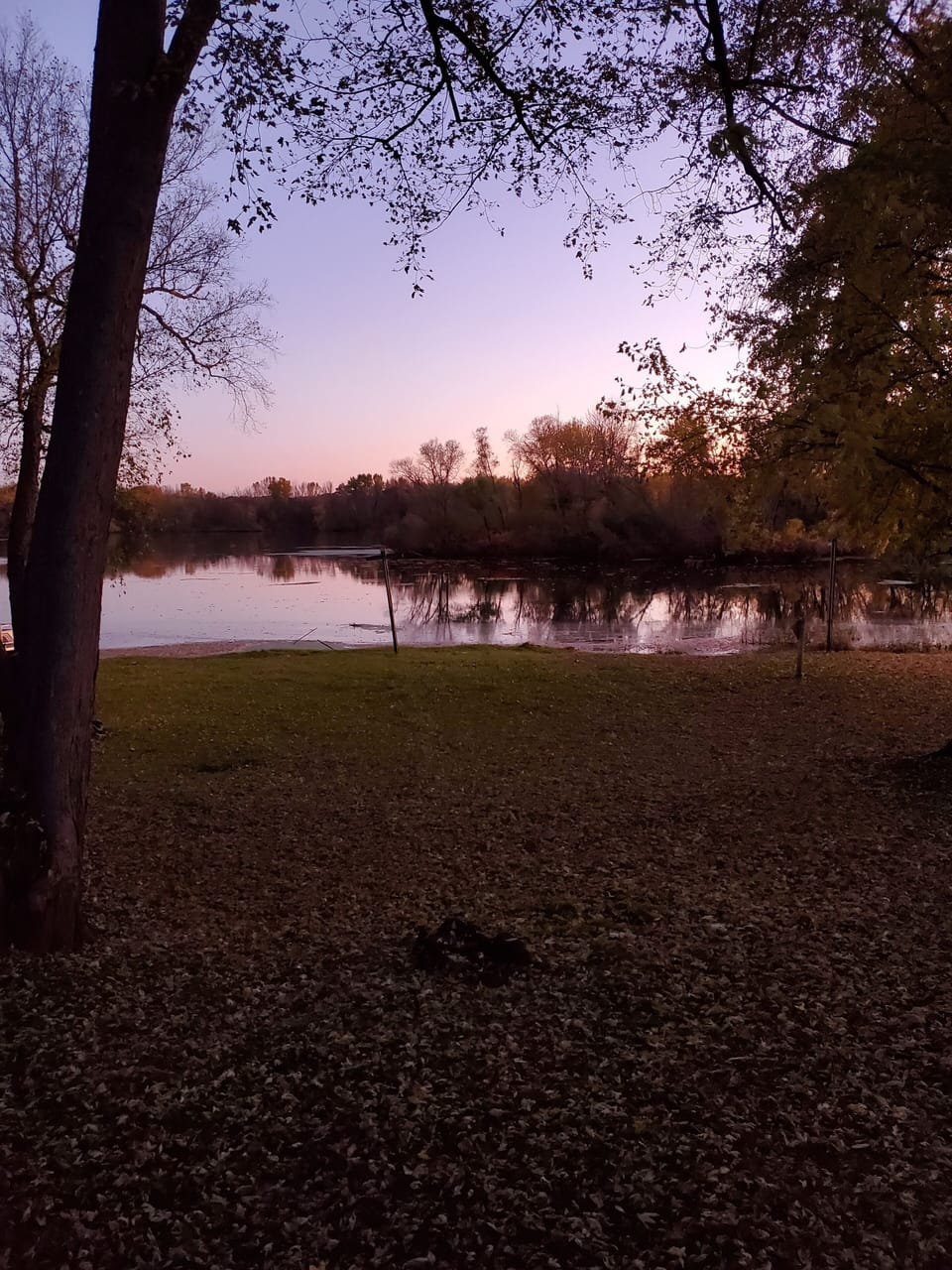 beautiful autumn evening 