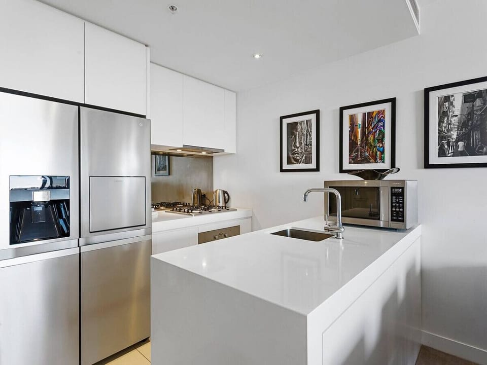 Fully-equipped kitchen for your use