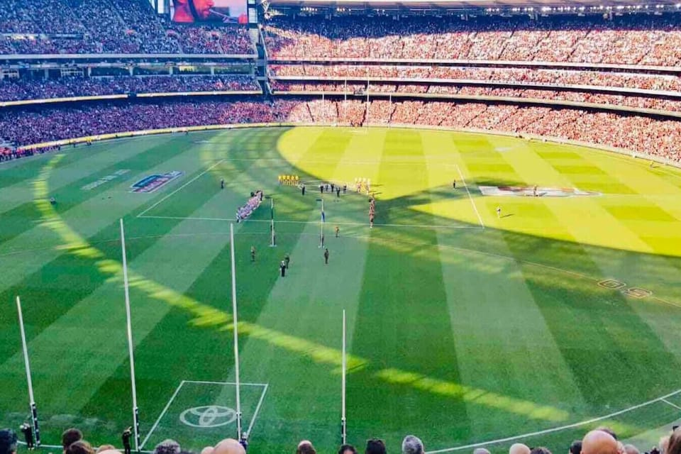For the footy enthusiasts, nothing quite beats a packed house at the “G”Melbourne Cricket Ground