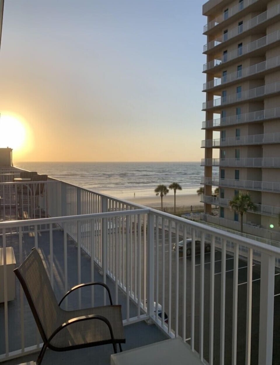 Picture from the. balcony 