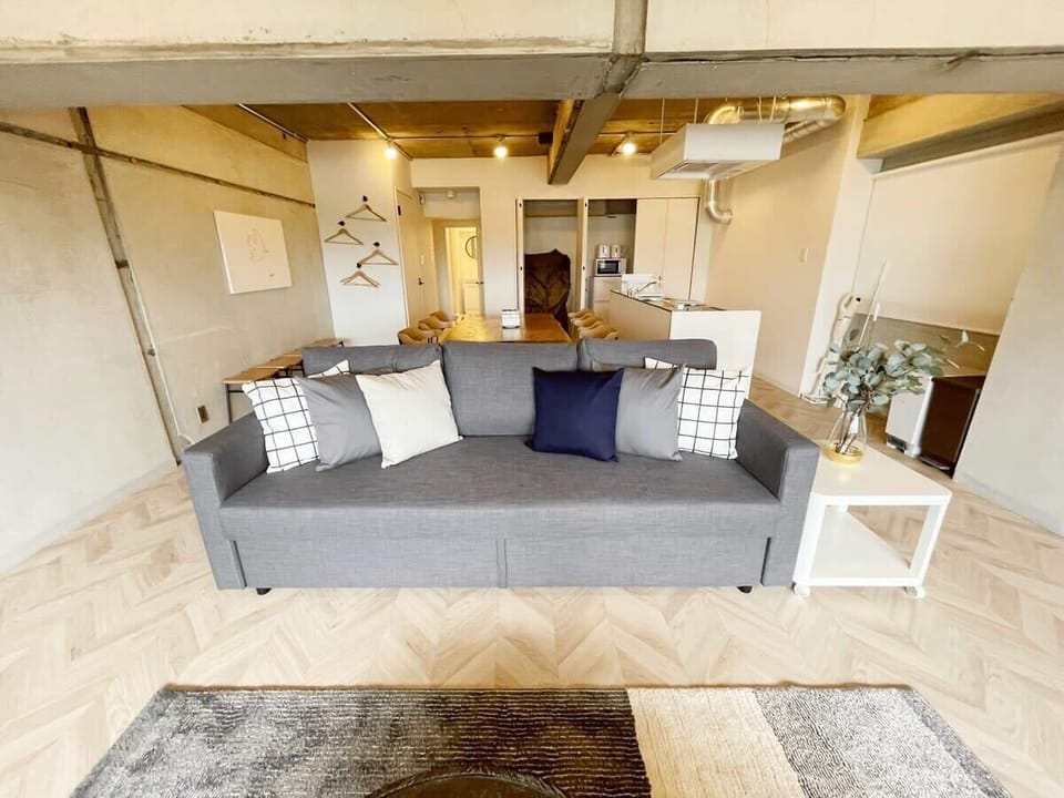 Sofa bed with center table
