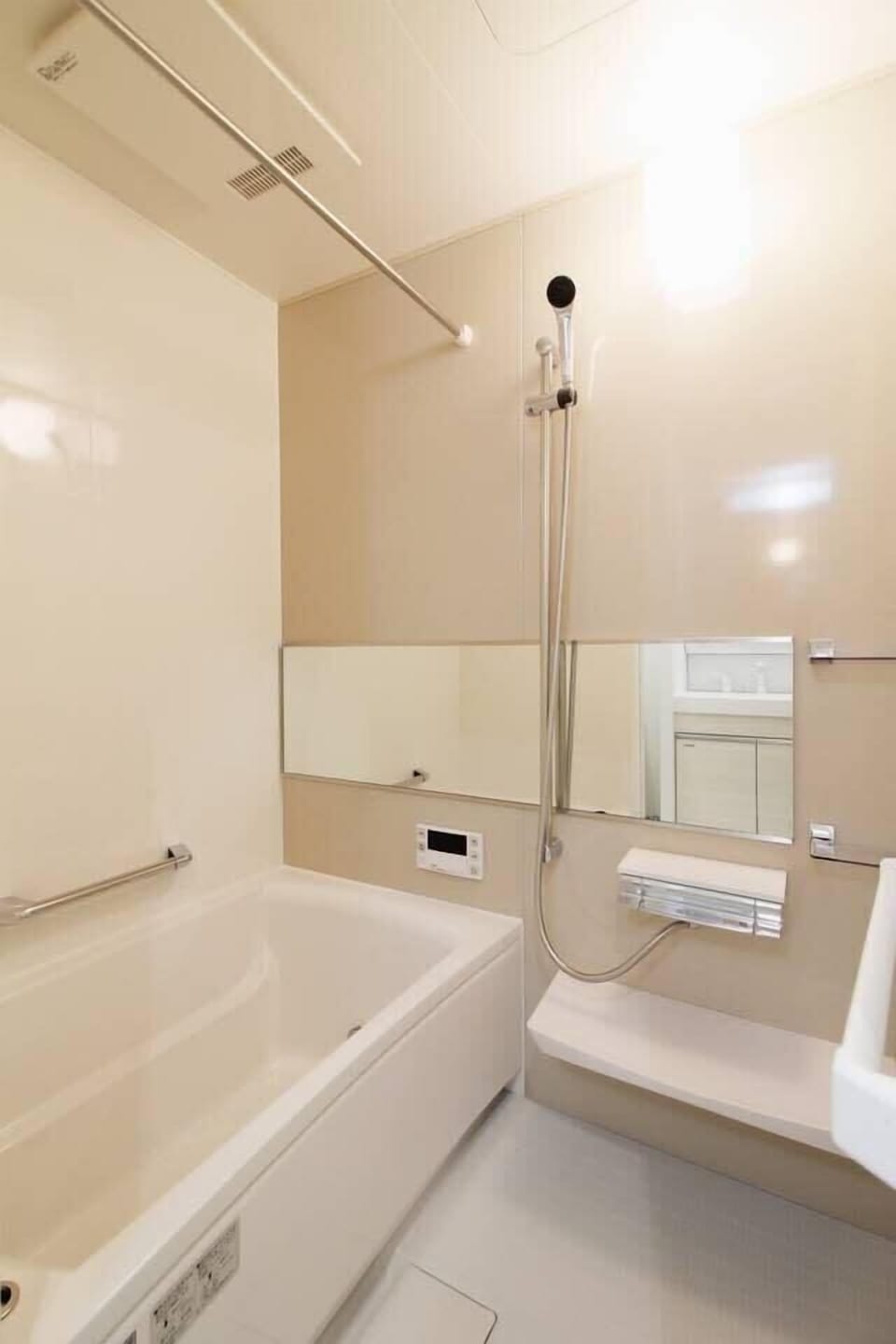 bath tub with shower
