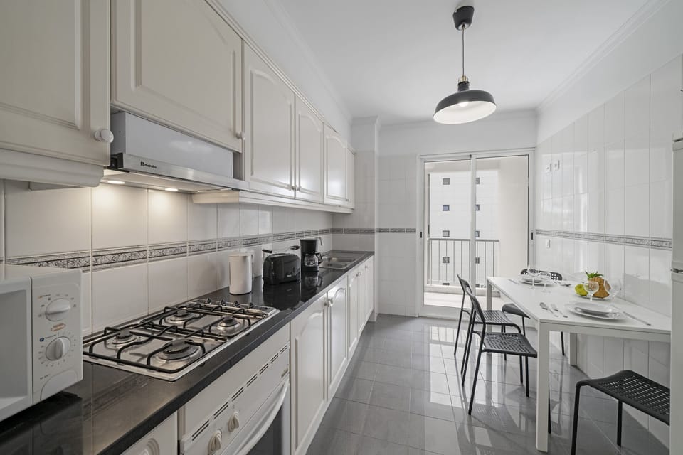 Full equipped kitchen.