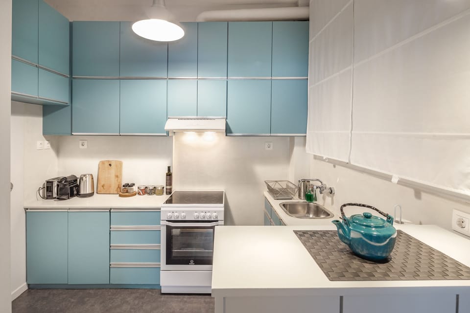 Apartment, 2 Bedrooms | Private kitchen | Full-size fridge, oven, stovetop, espresso maker