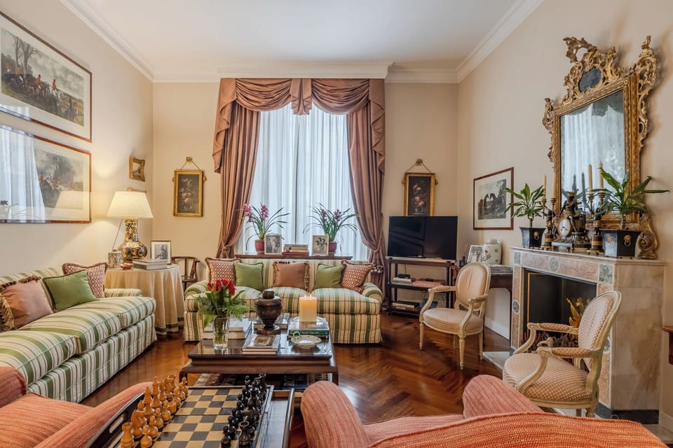An elegant living room with ample space for everyone to relax together