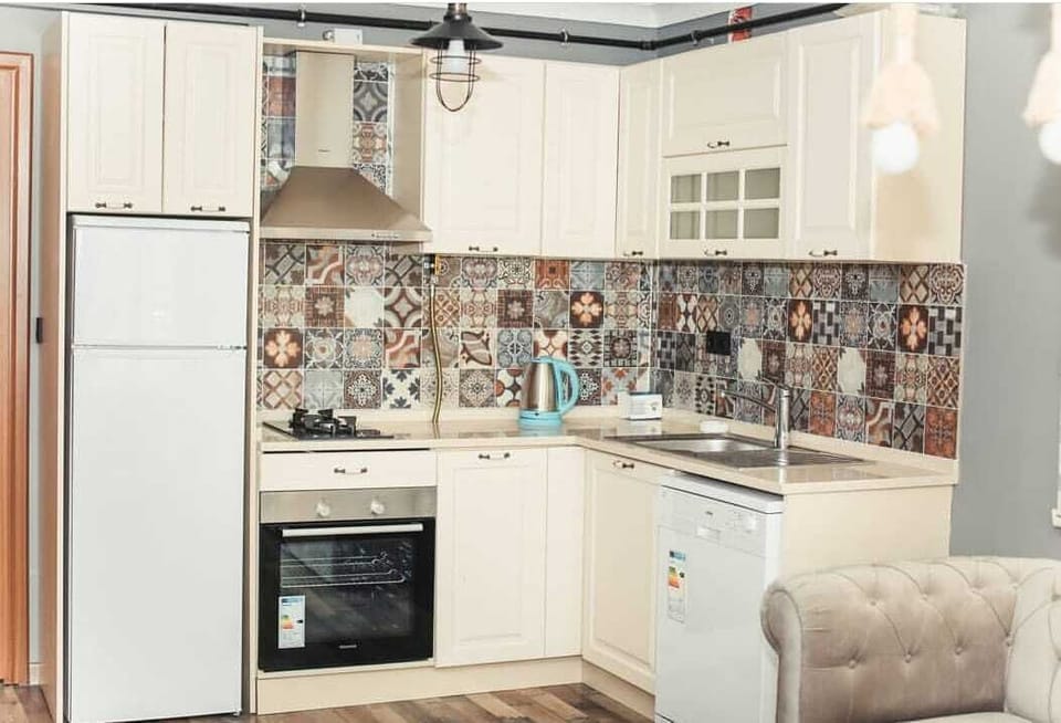 Apartment, 1 Bedroom | Private kitchenette | Full-size fridge, oven, stovetop, dishwasher