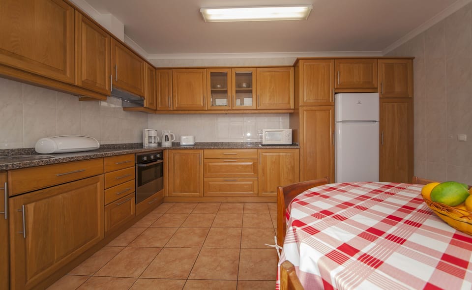 Apartment, 2 Bedrooms, Balcony | Private kitchen | Full-size fridge, microwave, oven, stovetop