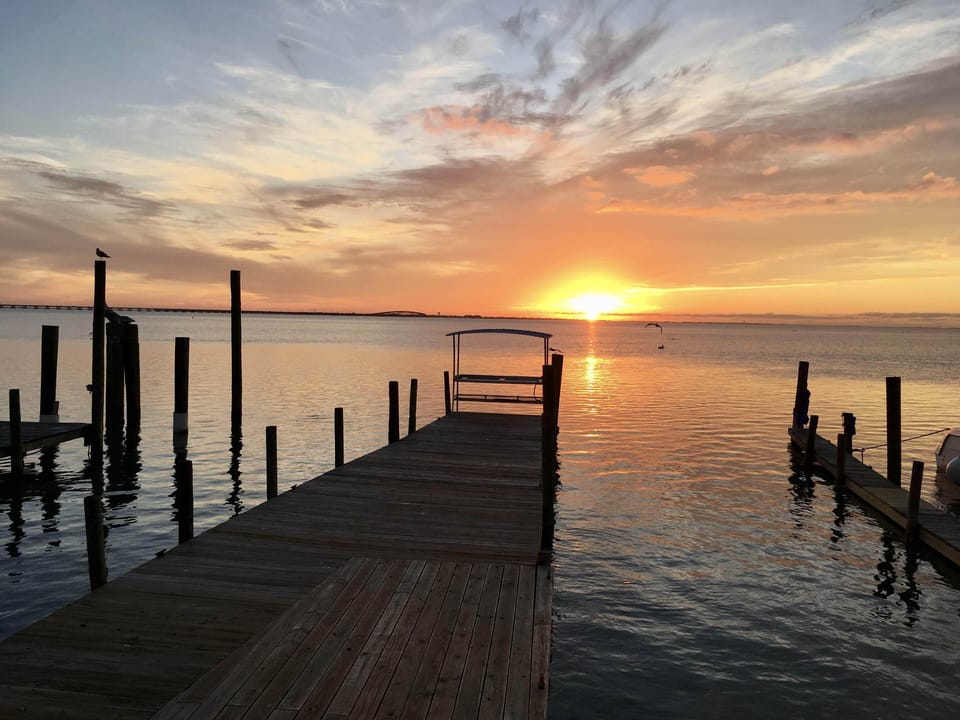 South Padre Island Laguna Side Sunset View (shot by owner at  location)
