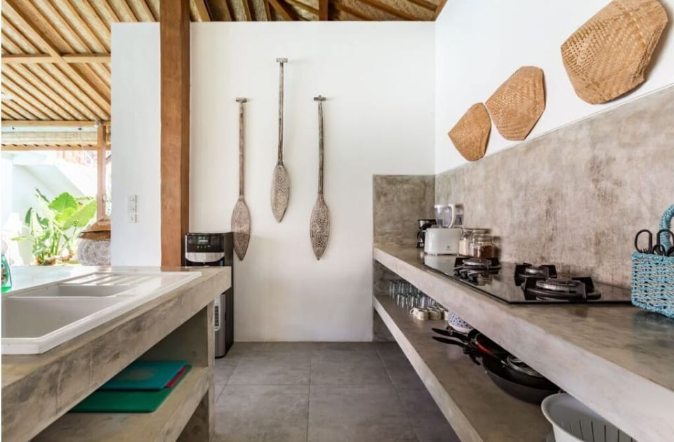 Kitchen with stove