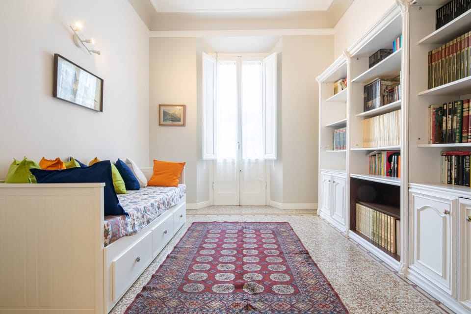 Comfort Apartment, 4 Bedrooms | Living area | Flat-screen TV