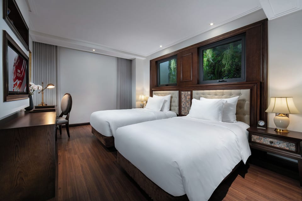 Superior Double or Twin Room | Minibar, in-room safe, desk, laptop workspace