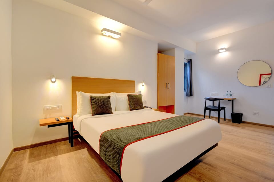 Superior Double Room | Egyptian cotton sheets, premium bedding, memory foam beds, desk