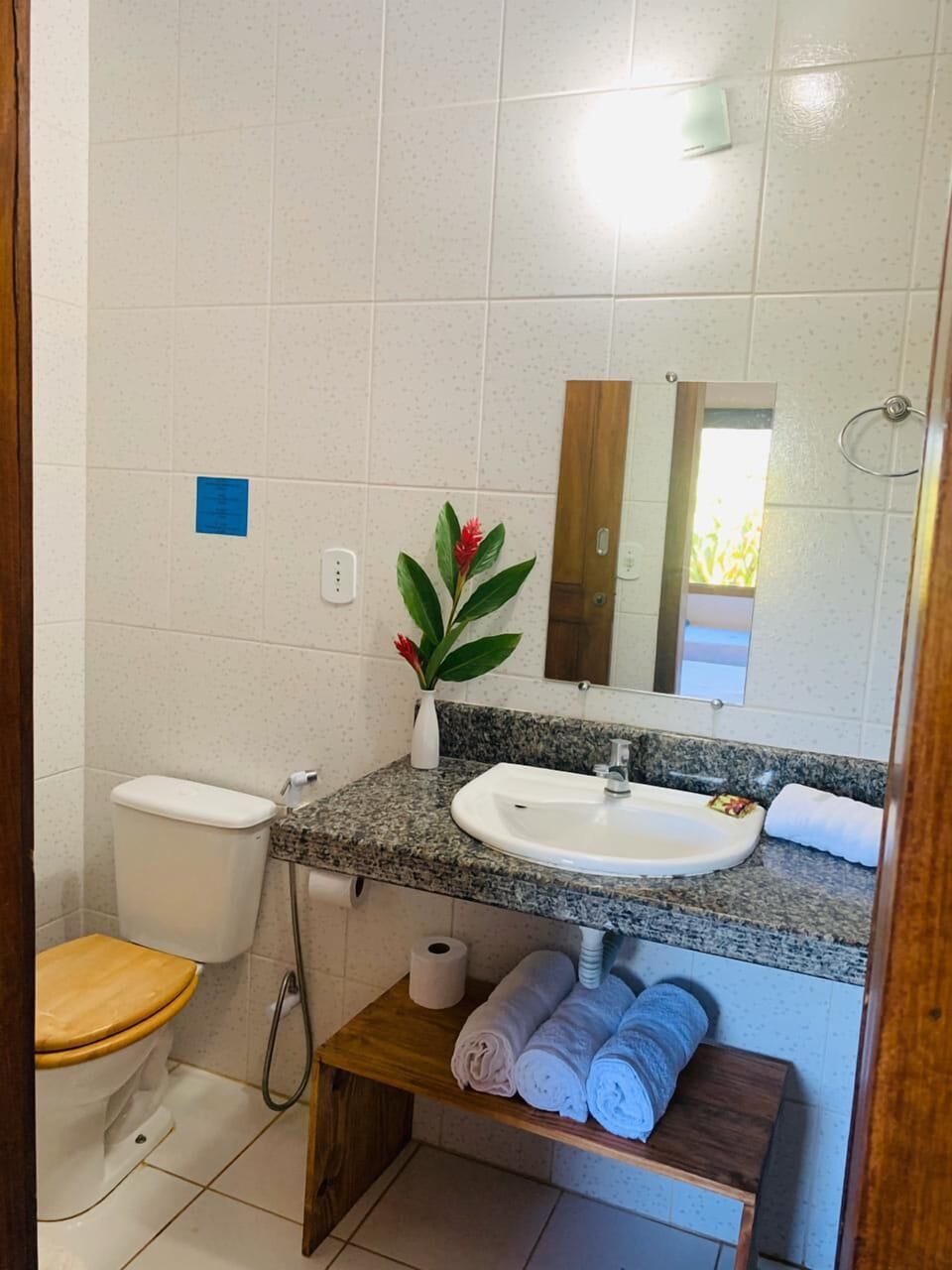 Shower, towels
