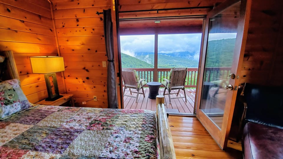 Incredible views you can see from your bed or private deck!