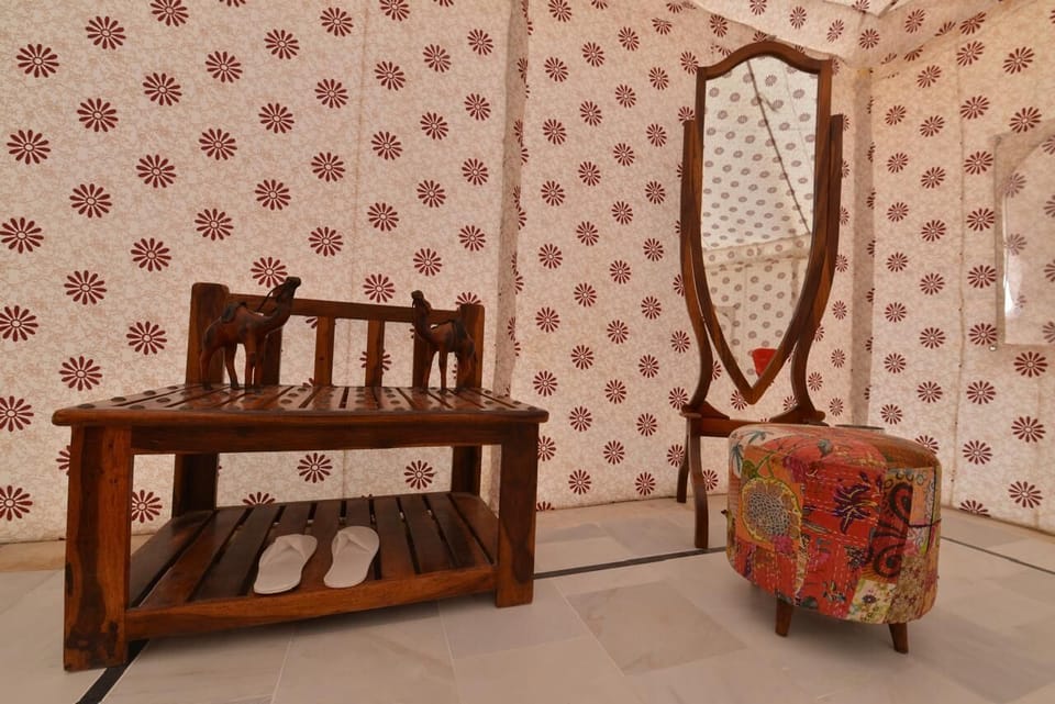 Deluxe Swiss Tent | Iron/ironing board, bed sheets