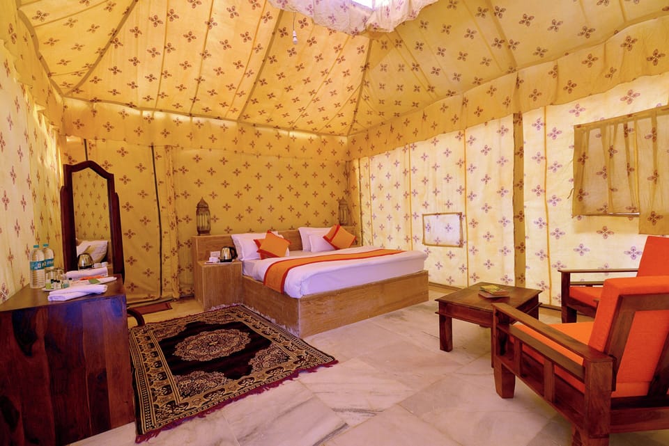 Deluxe Swiss Tent | Iron/ironing board, bed sheets
