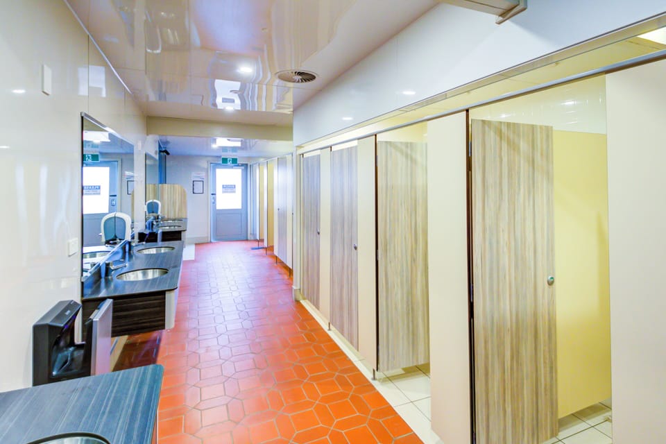 Shared bathroom