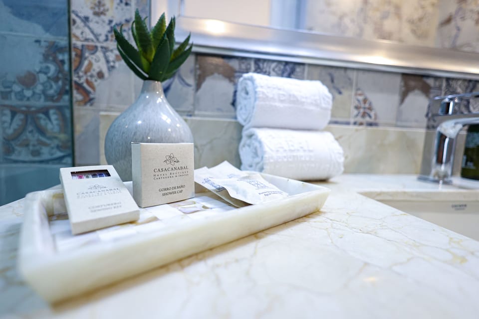 Deluxe Room | Bathroom | Shower, rainfall showerhead, free toiletries, towels