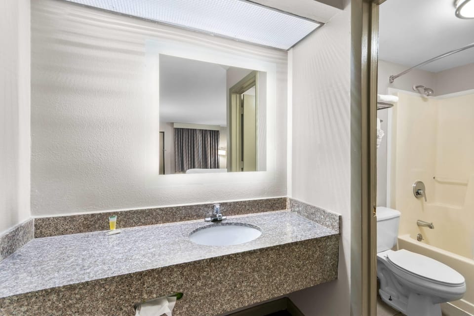Standard Room, 1 King Bed | Bathroom | Free toiletries, towels