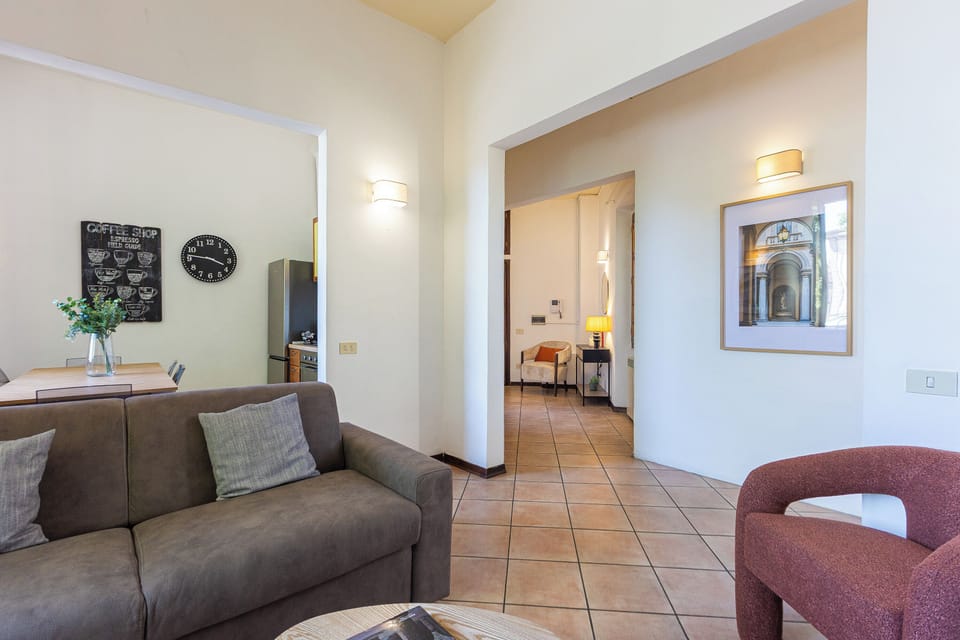 Apartment, 3 Bedrooms | Living area | Flat-screen TV