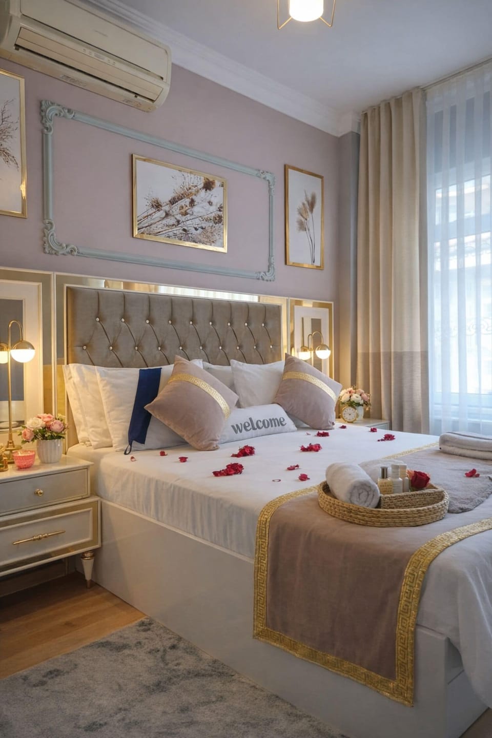 Premium bedding, memory foam beds, individually furnished
