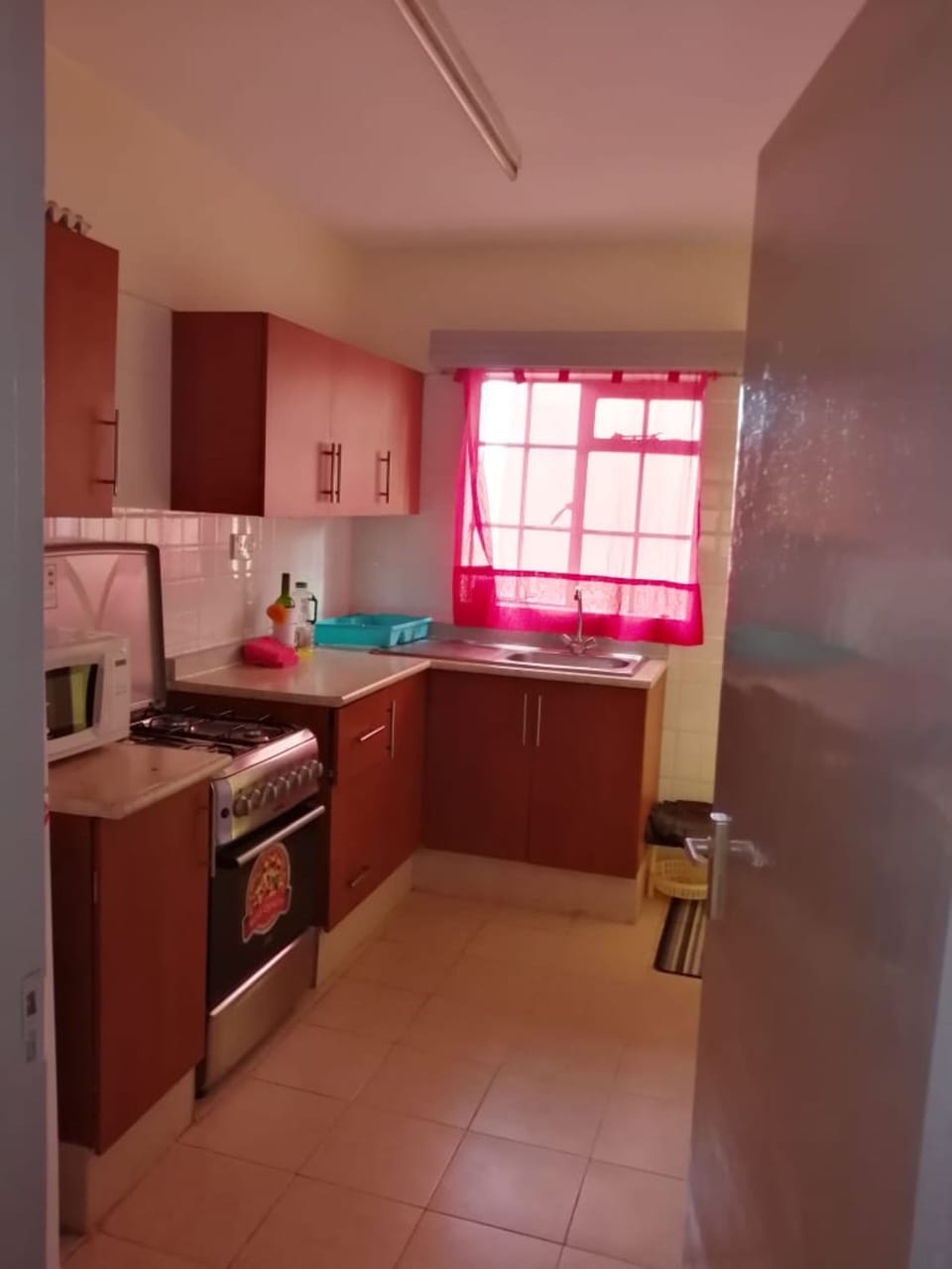 Apartment | Private kitchen | Fridge, microwave, oven, stovetop