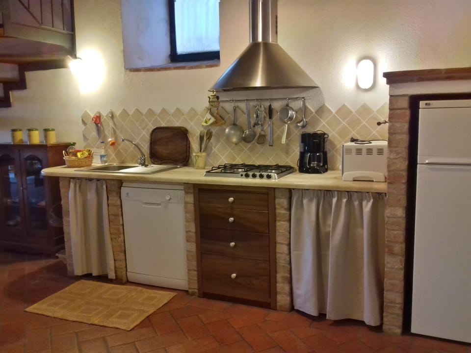 All appliances including dishwaher and washing machine. Small electric oven