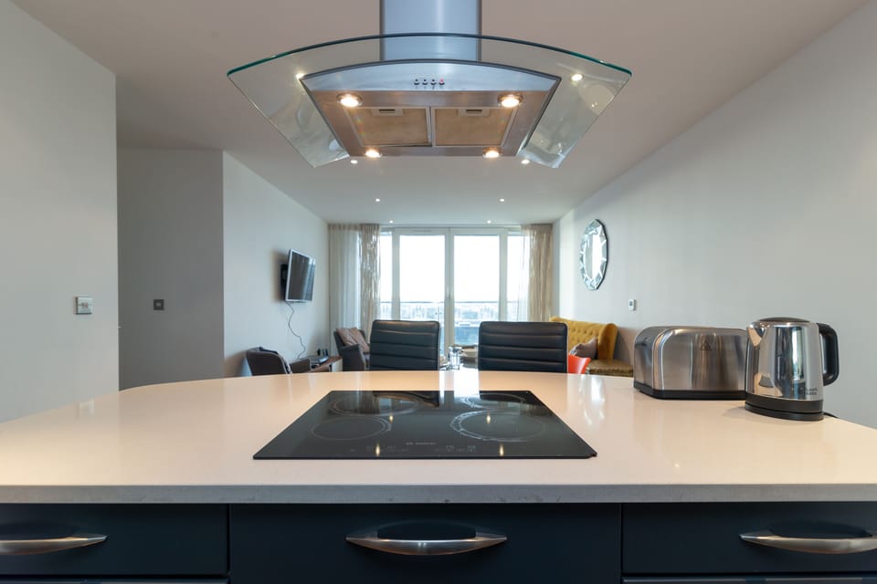 Two- Bedroom Apartment | Private kitchen | Fridge