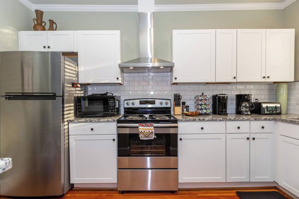 Fully equipped kitchen for all your cooking needs