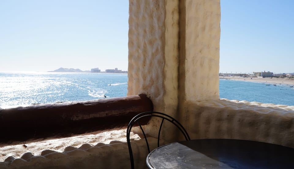 Balcony with spectacular sea view