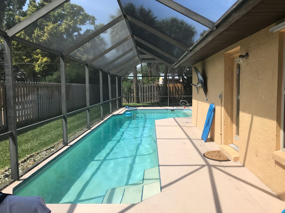 3/2 Pool Home on the Banana River, blocks from the beach & private dock
