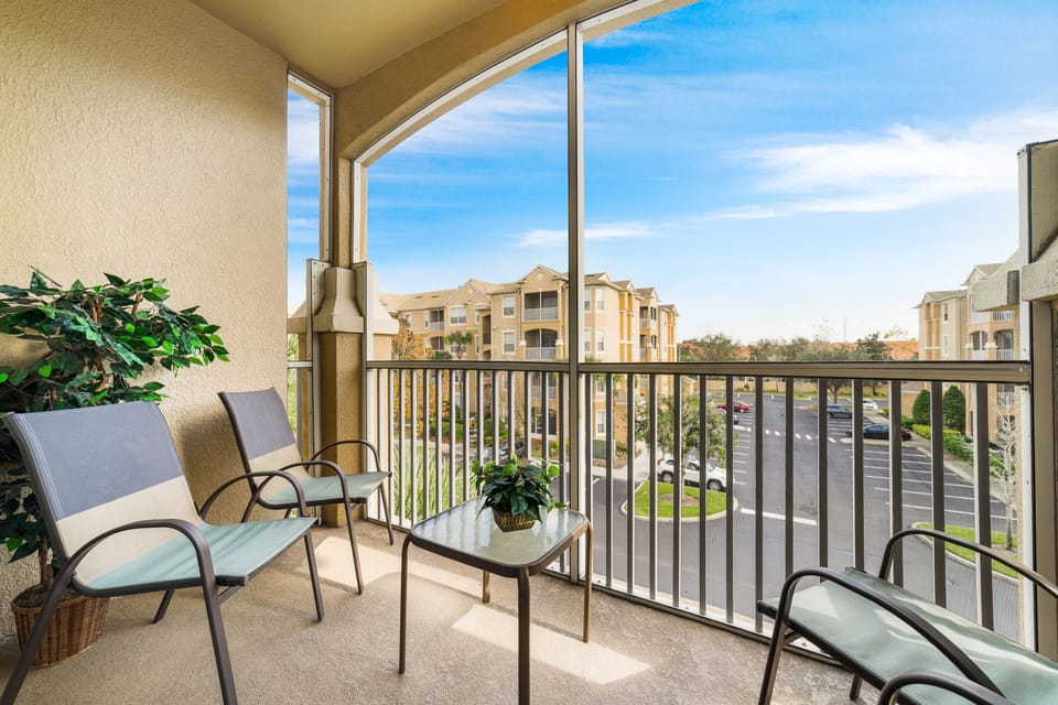 Enjoy the beautiful Florida weather on a private balcony!