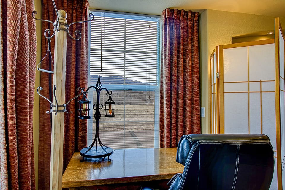 Desk to work if needed