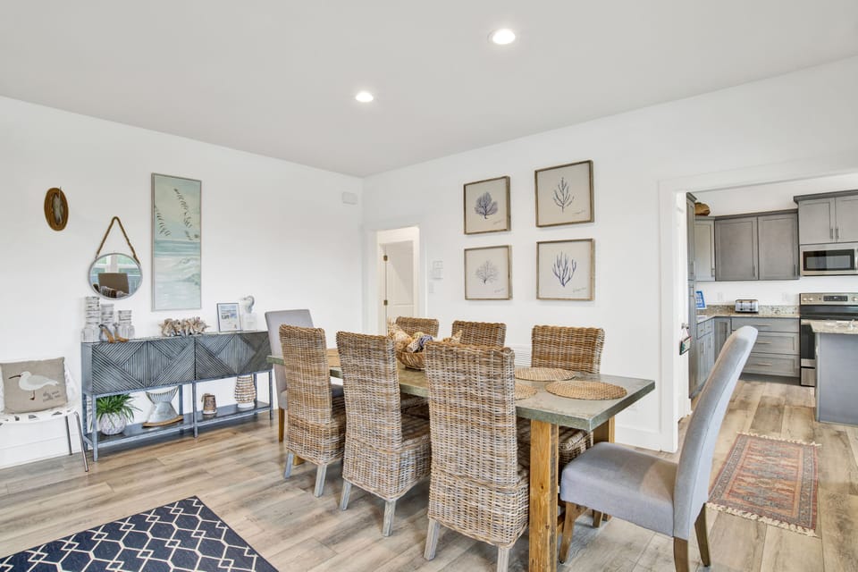 Spacious layout easily accommodates 10 guests