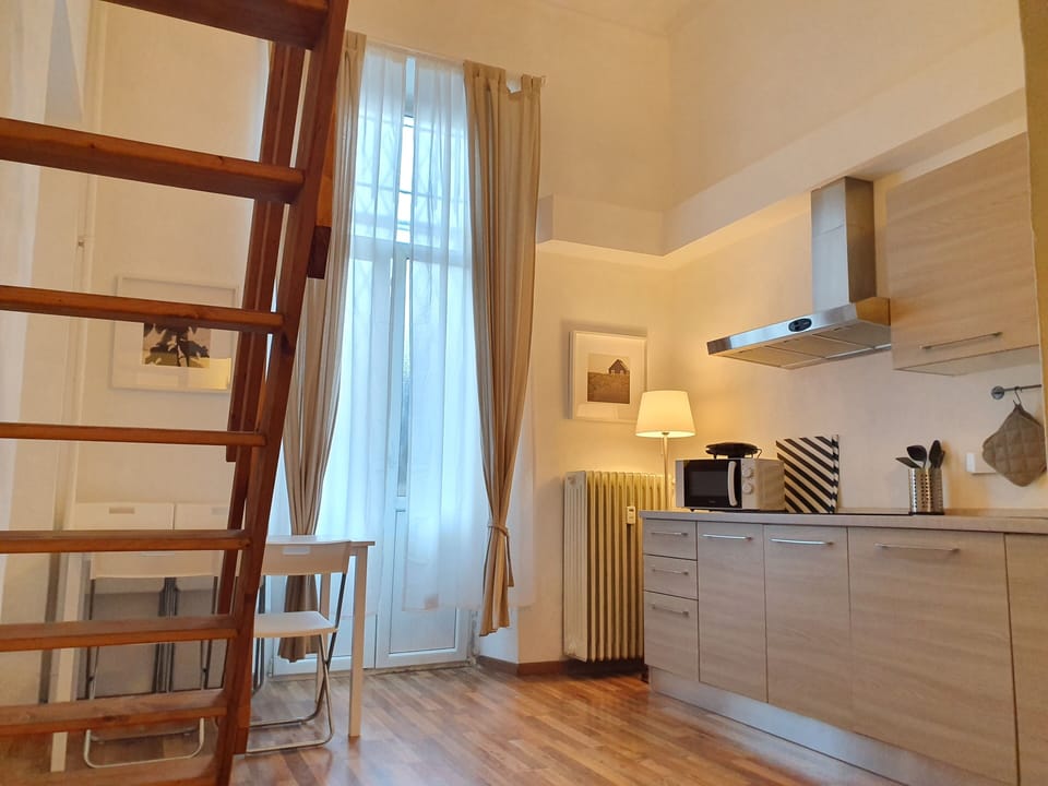 Apartment, 1 Bedroom | Private kitchen | Full-size fridge, microwave, stovetop, dishwasher