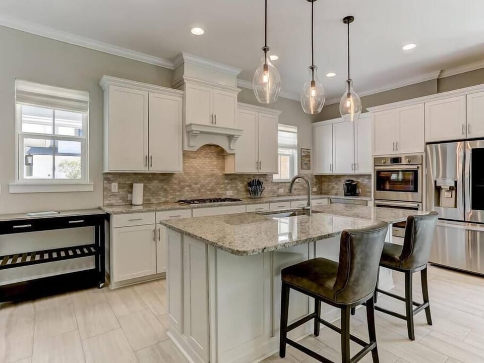 Gas stove and stainless steel appliances
