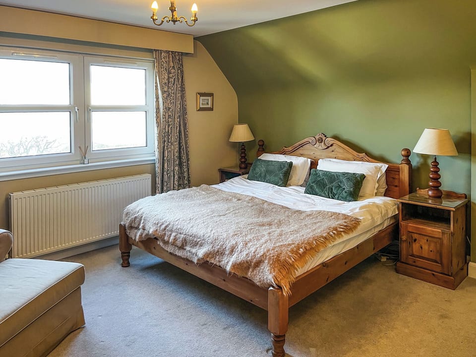 Master bedroom with golf course views | Saffron, Portpatrick, near Stranraer 