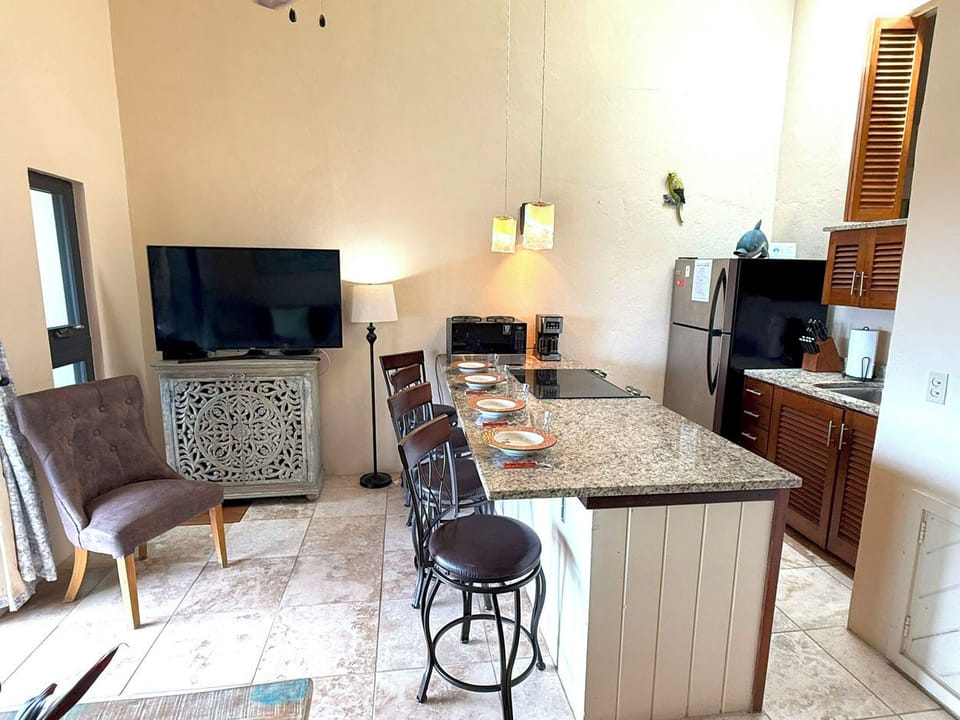 Your kitchen and bar area