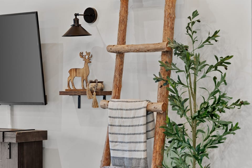 Unique yet approachable decor throughout.