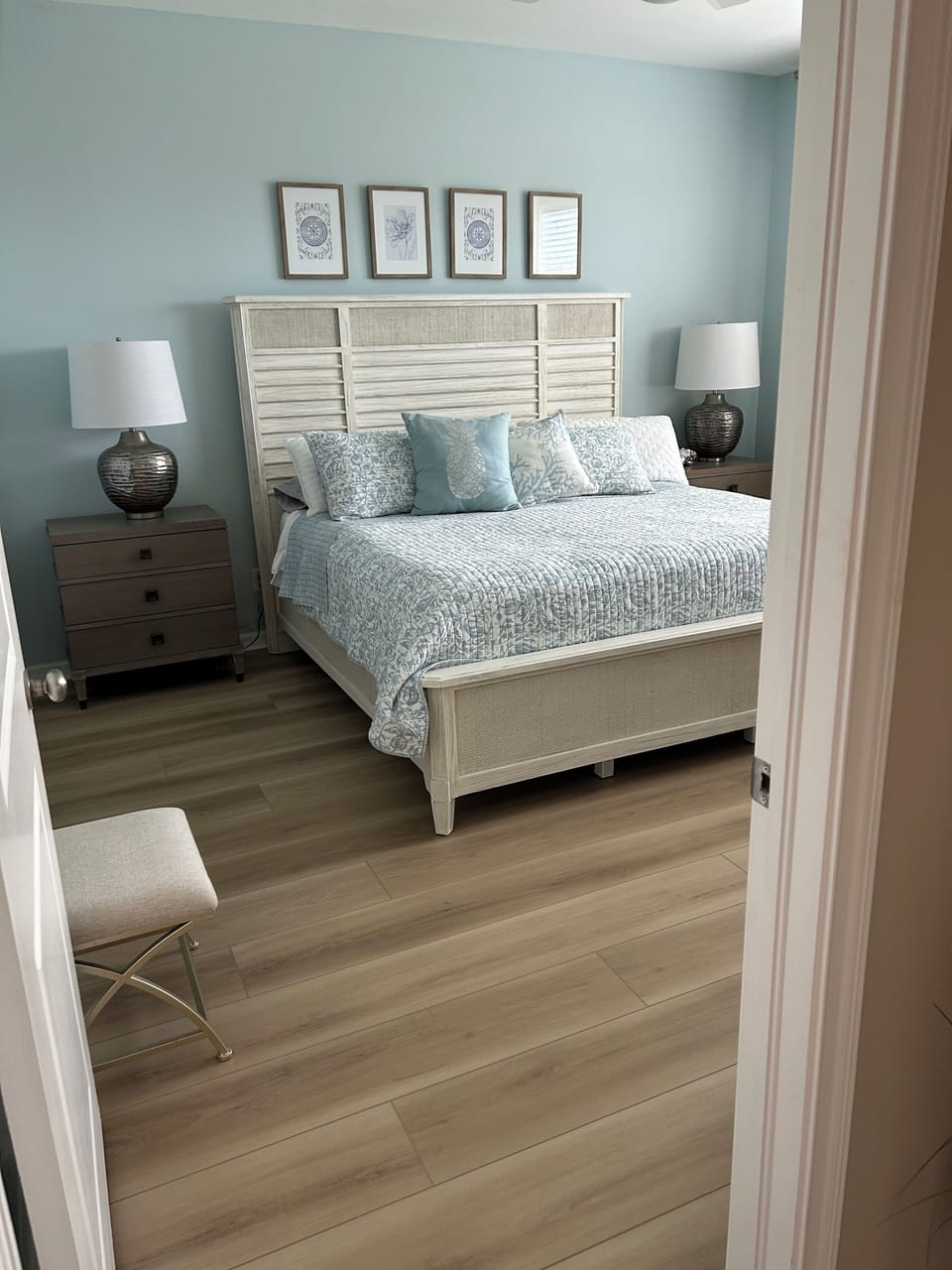 Master bedroom with ensuite bath