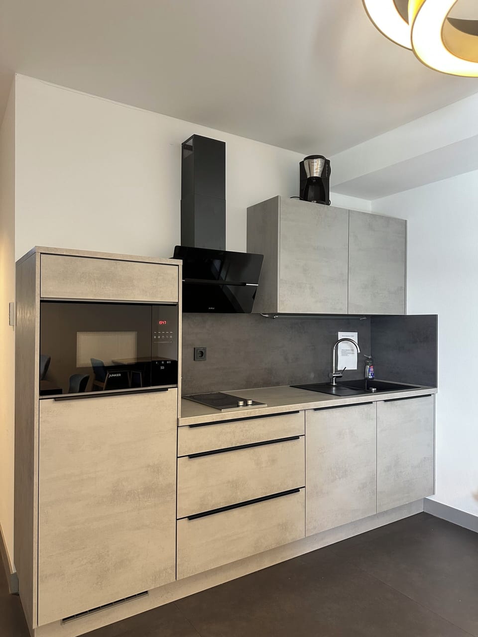 Shared fridge, microwave